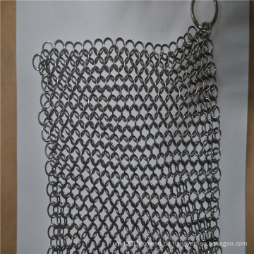 6 * 8 Chainmail Wäscher / Gusseisen Kochgeschirr / Gussreiniger